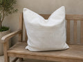 Two-Tone Cream Textured Scatter Cushion Cover (Hertex) 50x50cm
