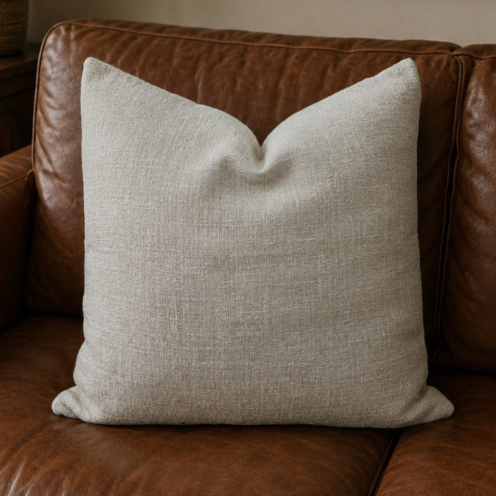 Two-tone Cream Cushion Cover (Hertex) 50x50cm