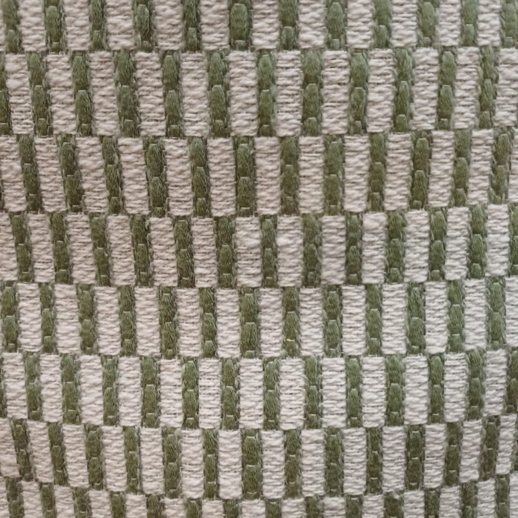 Two-tone Green Checkered Cushion Cover (Hertex) 50x50cm