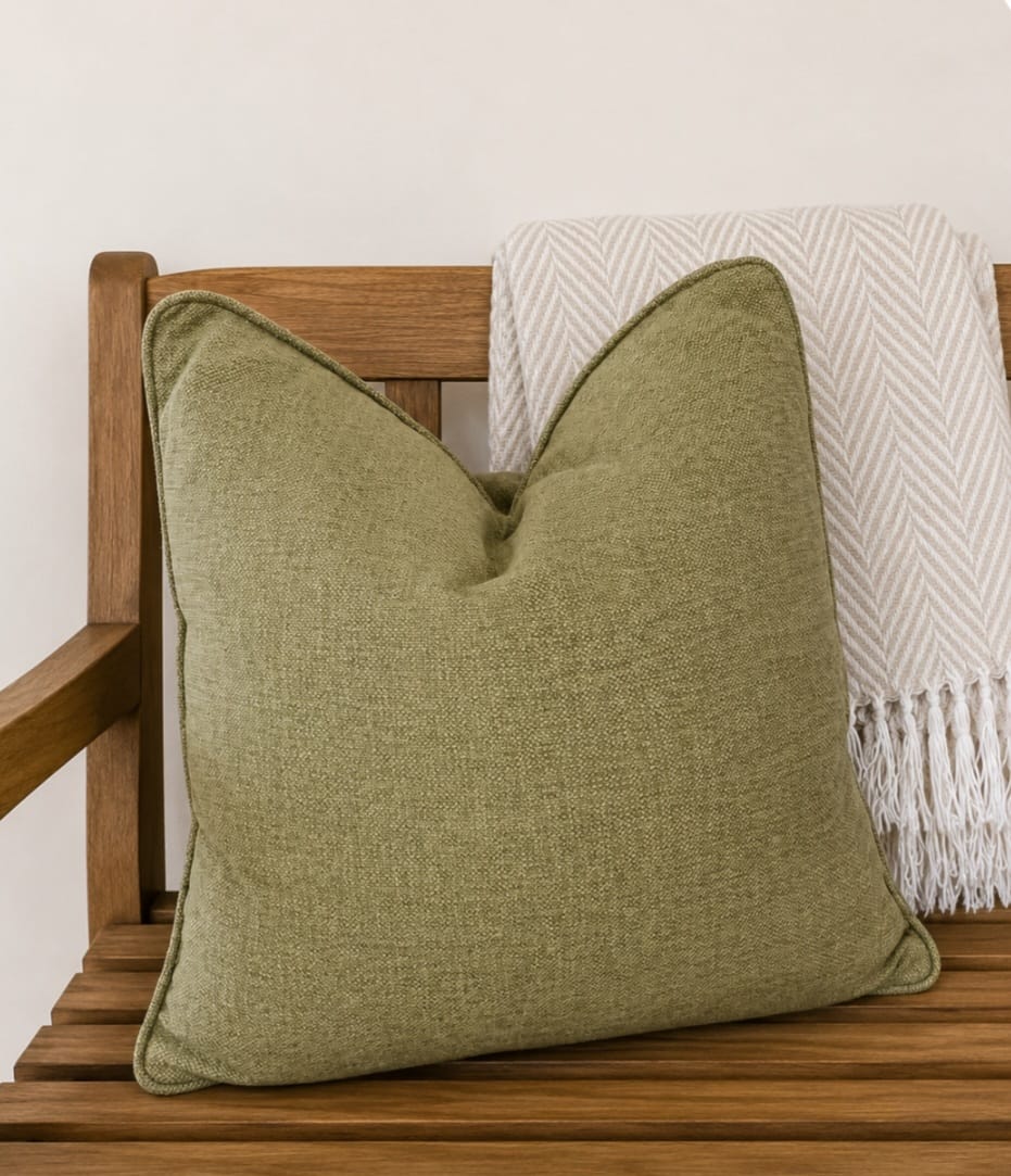 Two-tone Forest Scatter Cushion Cover (Hertex Fabric) 45x45cm