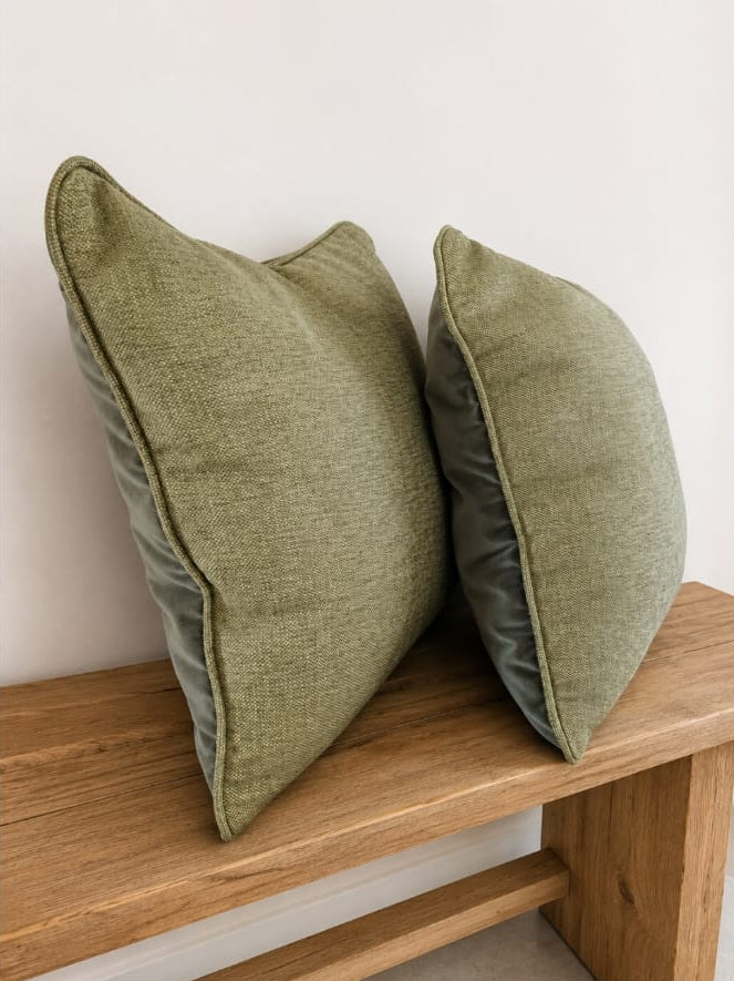 Two-tone Forest Scatter Cushion Cover (Hertex Fabric) 45x45cm